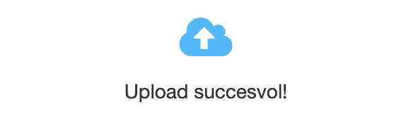 upload succesvol